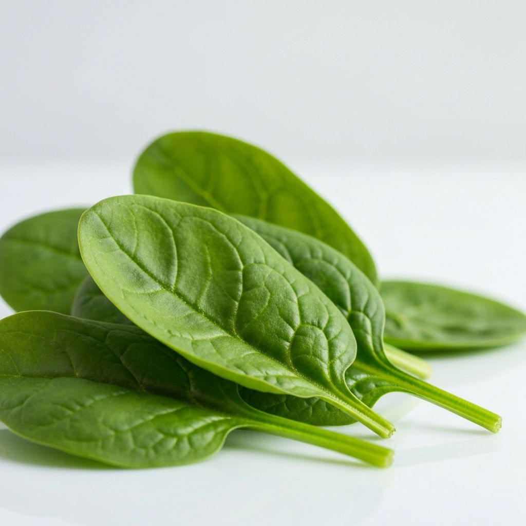Frische Spinatblätter